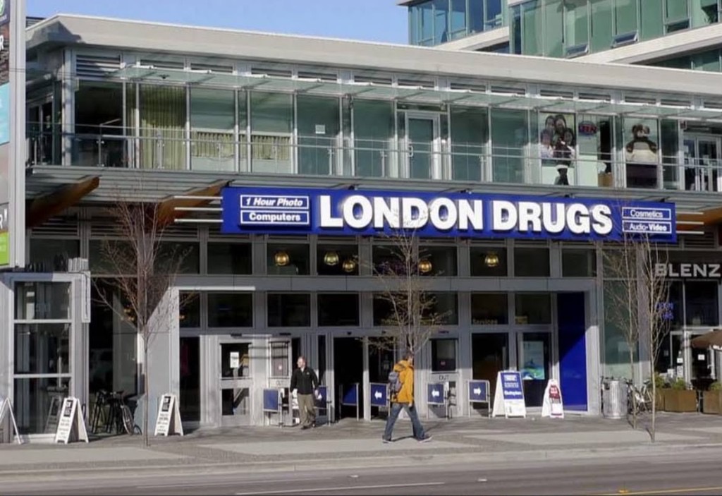London Drugs retail storefront covered by Prosite Security